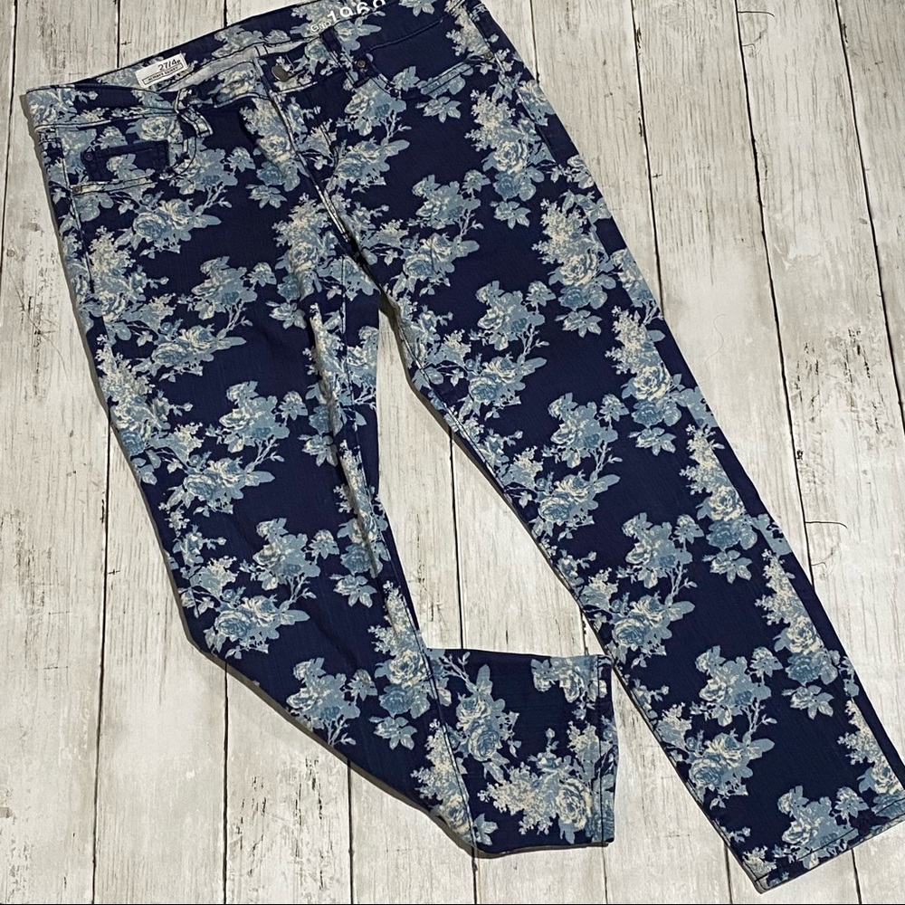 Gap 1969 Floral Crop Jeans
